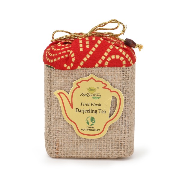 DARJEELING FIRST FLUSH TEA JUTE BAG 100G